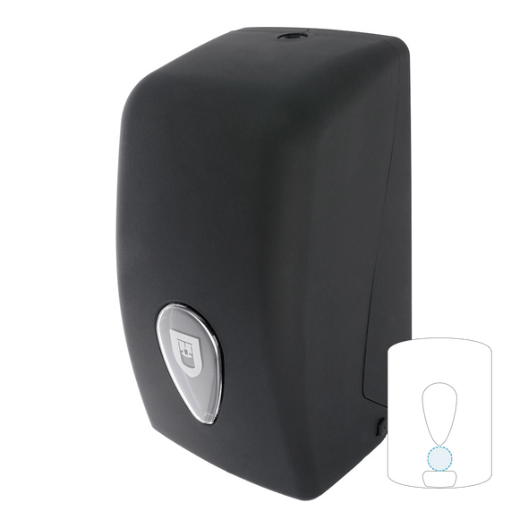 WC-paperiannostelija Zig Zag Black ABS WC-paperiannostelija Zig Zag Black ABS